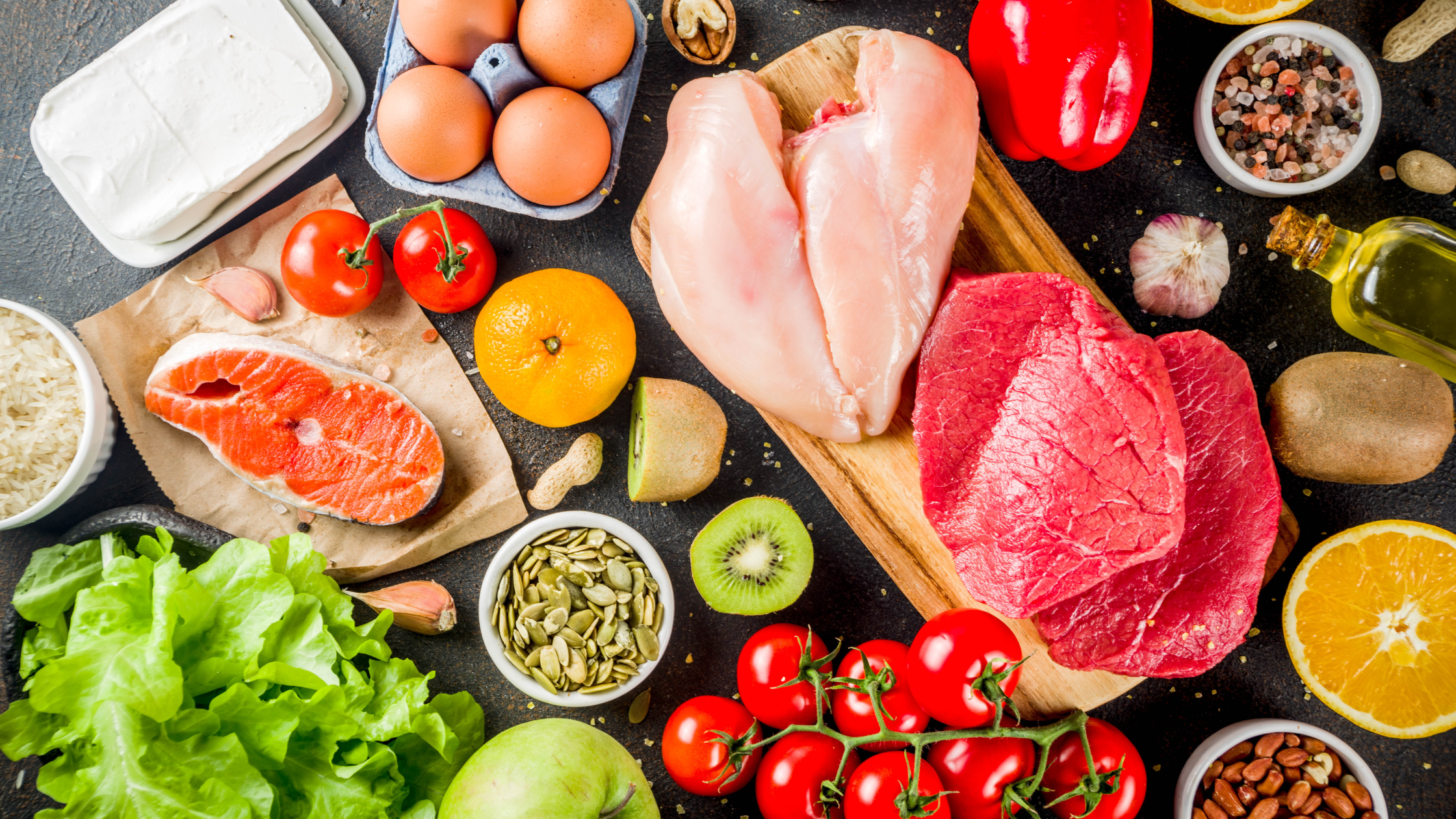 Colorful selection of food is a simple way to boost your nutrition