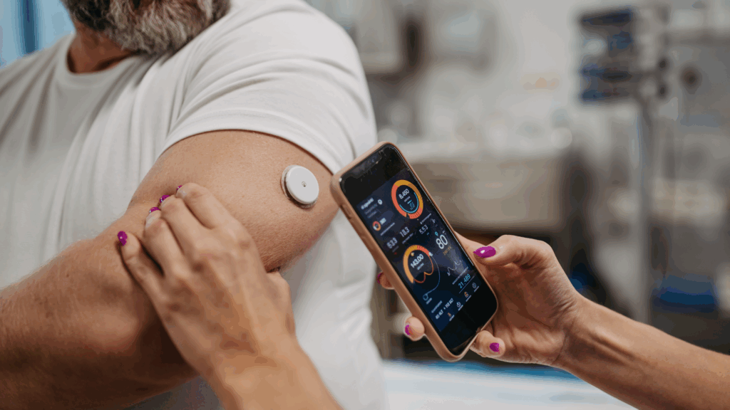 Tracking blood sugar with a CGM helps identify insulin resistance, the root cause of PCOS symptoms