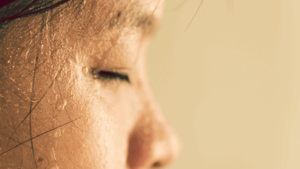 Sweating is an example of a drainage pathway